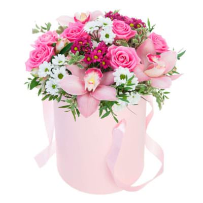 Коробка цветов  «Романтика»